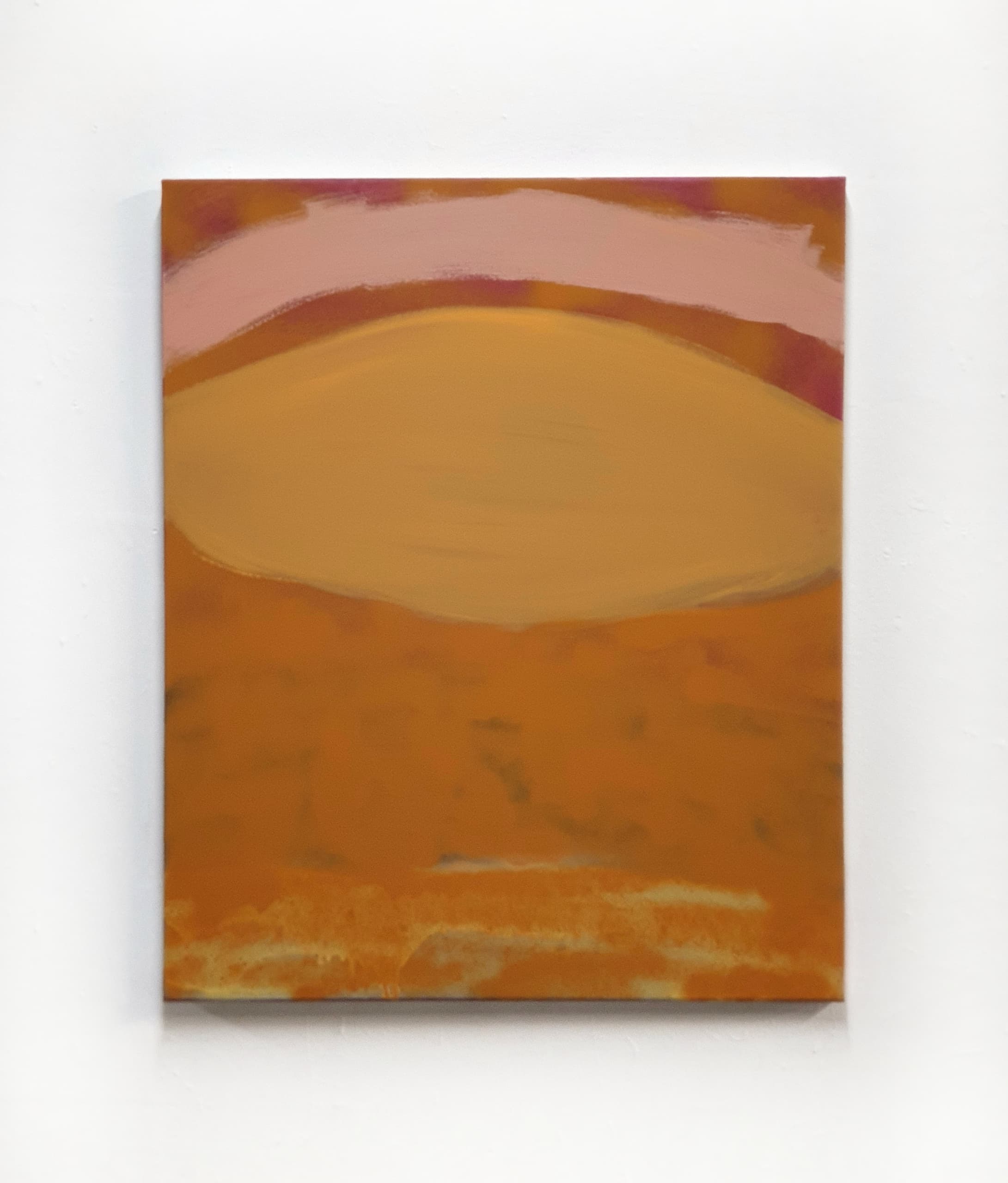 Vanishing Landscape 45 acrylique pastel et spray sur toile 50x61 cm 2022